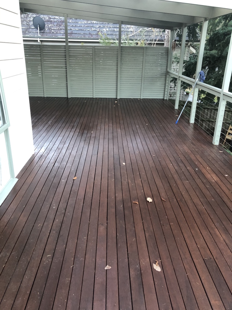 Deck after