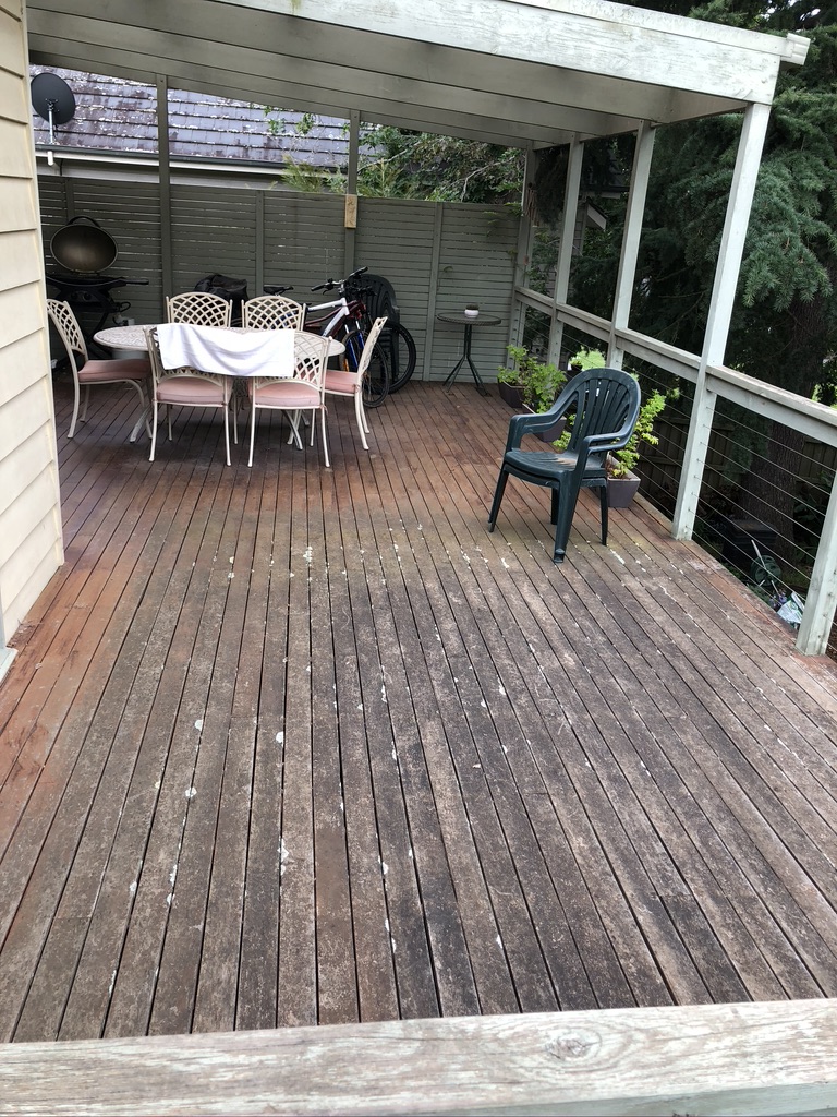 Deck before